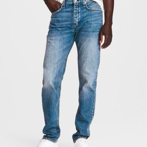 Rag and Bone Slim Fit 2 Jeans in Burgess Wash Size 32/30 - Picture 10 of 10